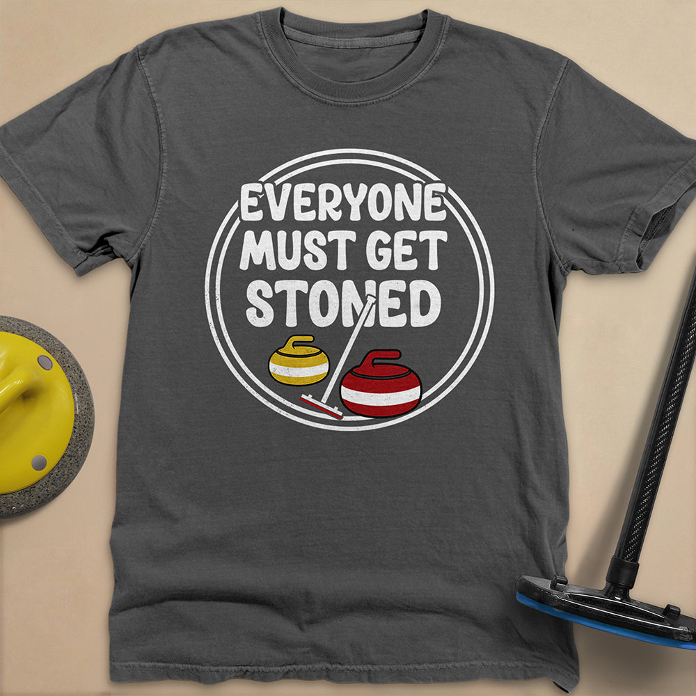 Everyone Must Get Stoned Unisex Garment-Dyed Heavyweight T-Shirt