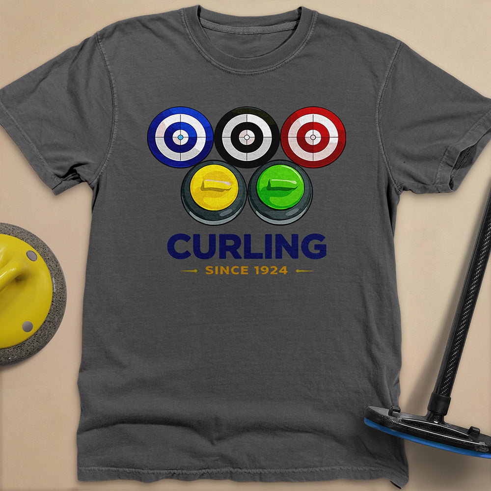 Olympic Rings Unisex Garment-Dyed Heavyweight T-Shirt