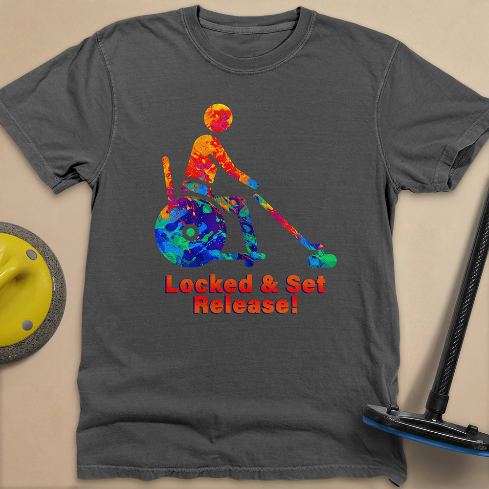 Wheelchair Curling Unisex Garment-Dyed Heavyweight T-Shirt