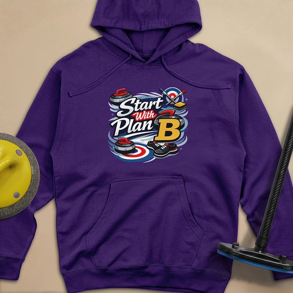 Start with Plan B Unisex Midweight Hoodie