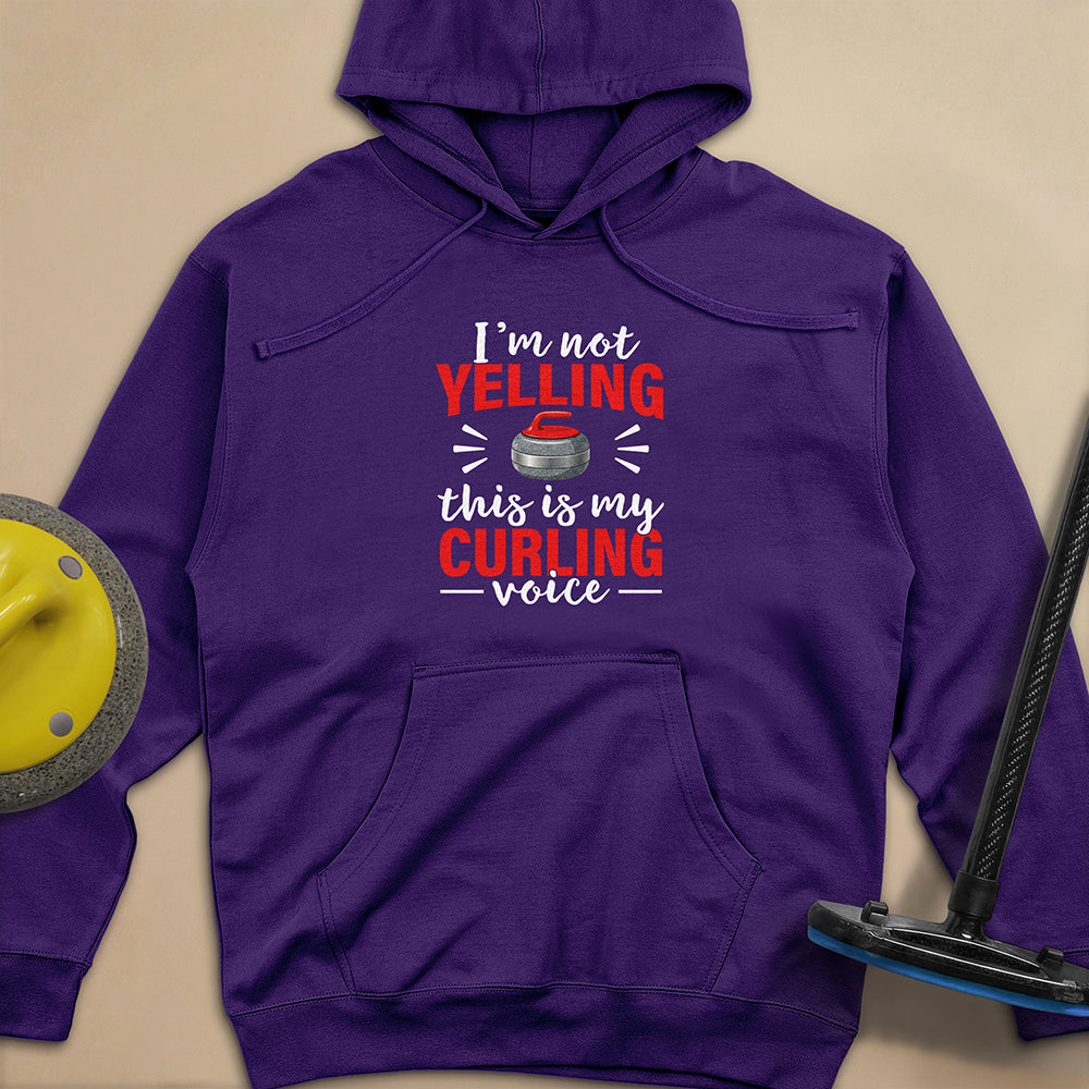 I'm Not Yelling Unisex Midweight Hoodie