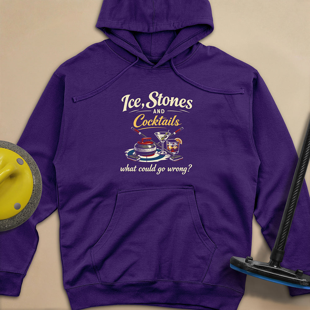 Ice, Stones and Cocktails Unisex Midweight Hoodie