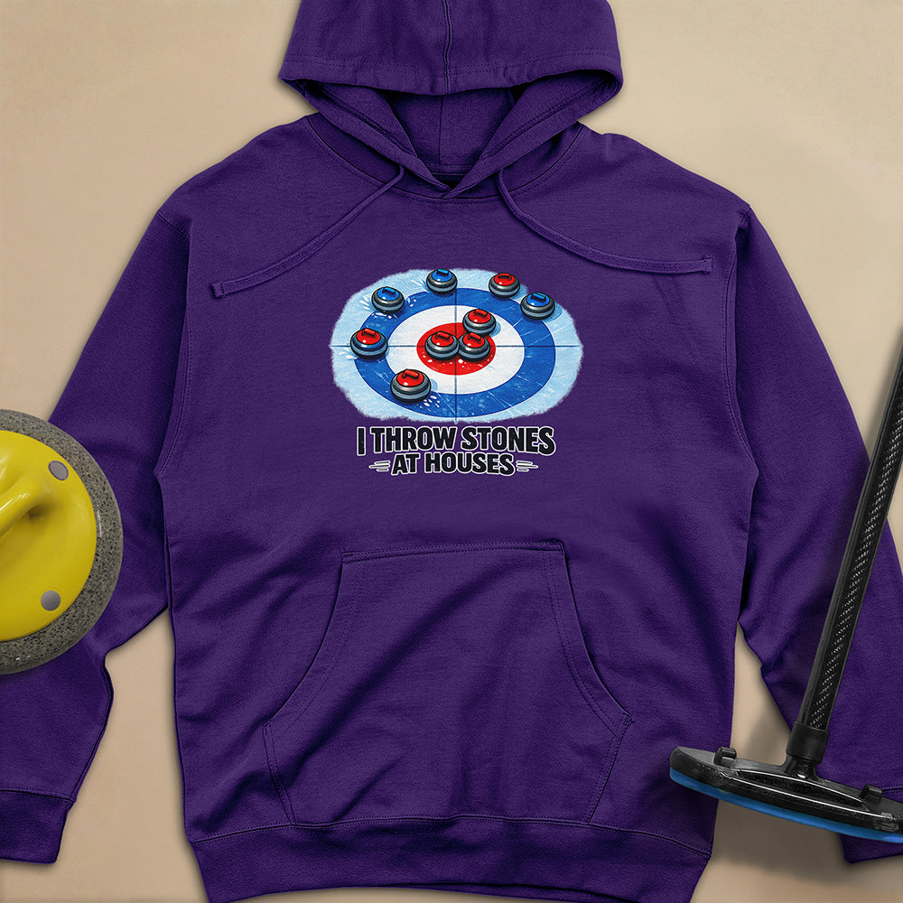 I Throw Stones at Houses Unisex Midweight Hoodie