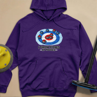 I Throw Stones at Houses Unisex Midweight Hoodie