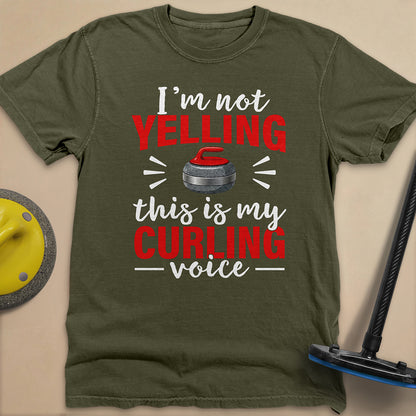 I'm Not Yelling Unisex Garment-Dyed Heavyweight T-Shirt