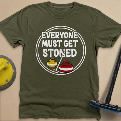 Everyone Must Get Stoned Unisex Garment-Dyed Heavyweight T-Shirt
