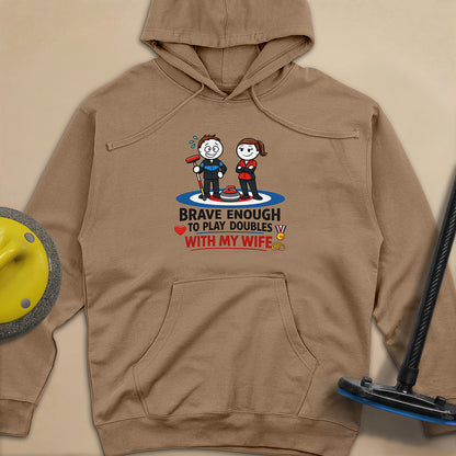 Brave Enough Unisex Midweight Hoodie