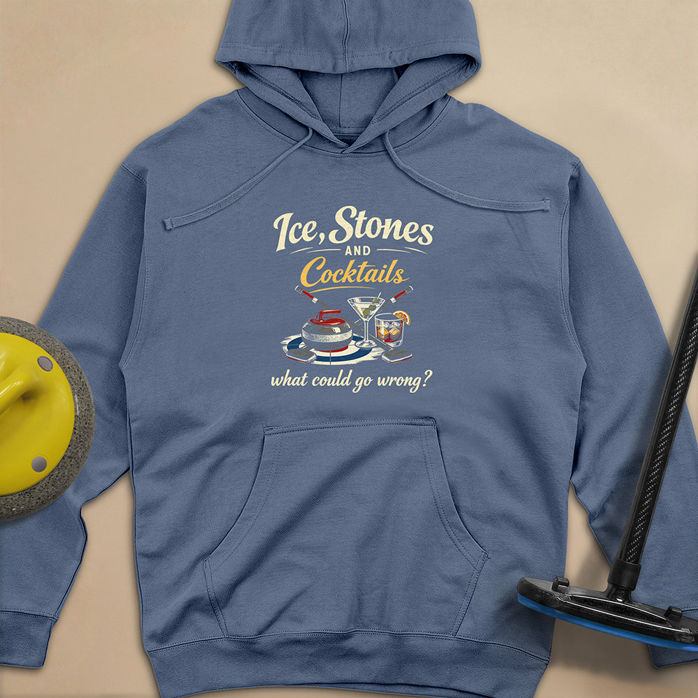 Ice, Stones and Cocktails Unisex Midweight Hoodie
