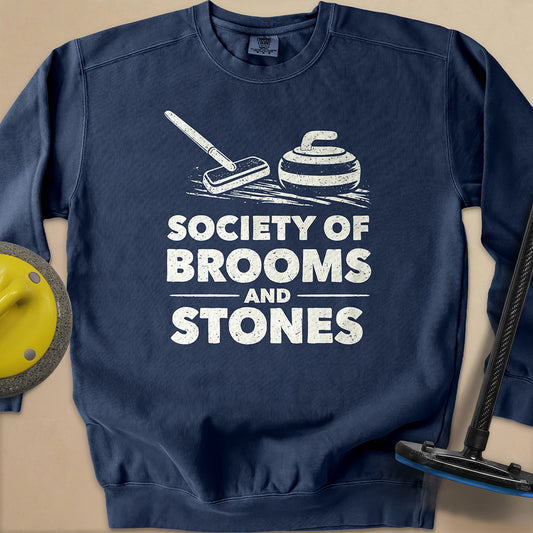 Society of Brooms and Stones Unisex Garment-Dyed Sweatshirt
