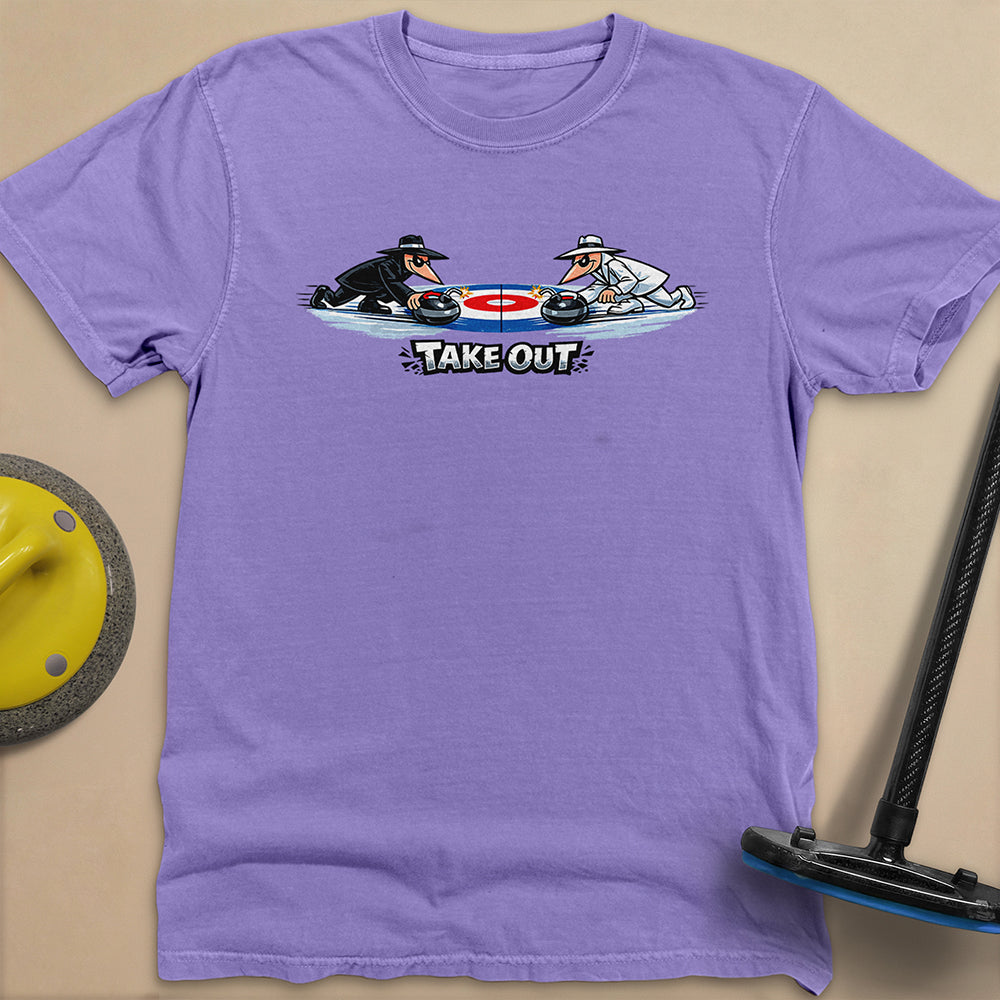 Take Out Toons Unisex Garment-Dyed Heavyweight T-Shirt