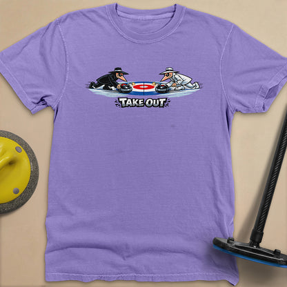 Take Out Toons Unisex Garment-Dyed Heavyweight T-Shirt