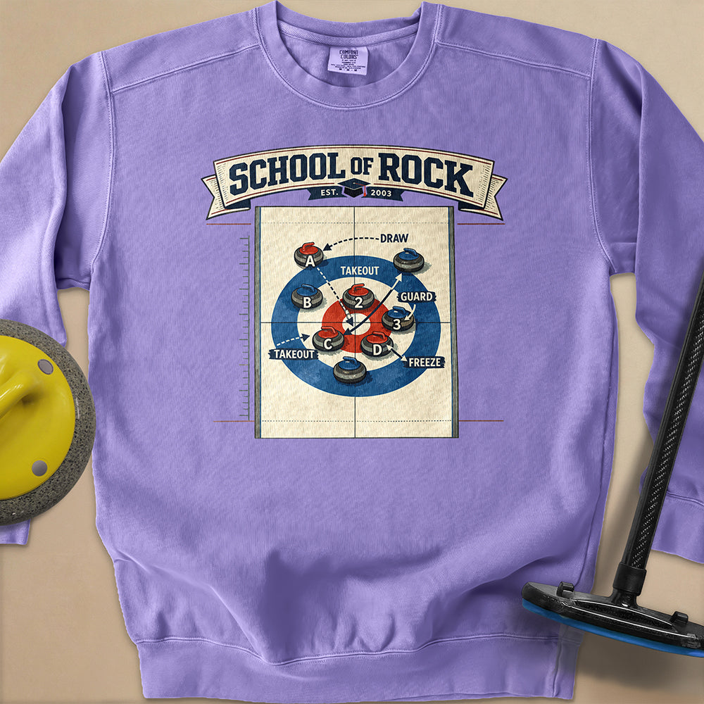 School of Rock Unisex Garment-Dyed Sweatshirt