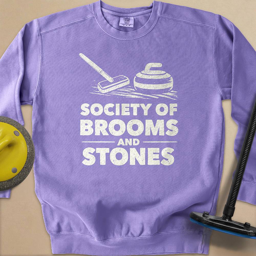 Society of Brooms and Stones Unisex Garment-Dyed Sweatshirt