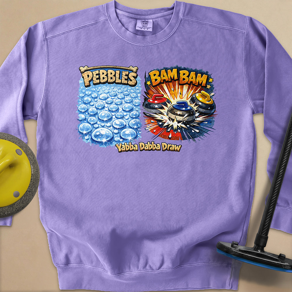 Yabba Dabba Draw Unisex Garment-Dyed Sweatshirt