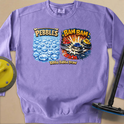 Yabba Dabba Draw Unisex Garment-Dyed Sweatshirt