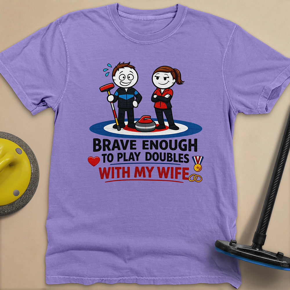 Brave Enough Unisex Garment-Dyed Heavyweight T-Shirt
