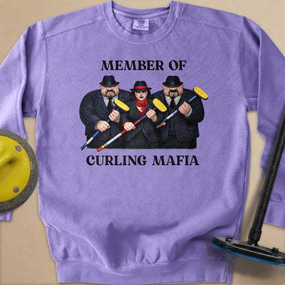 Curling Mafia Unisex Garment-Dyed Sweatshirt