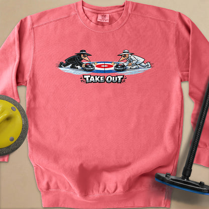 Take Out Toons Unisex Garment-Dyed Sweatshirt