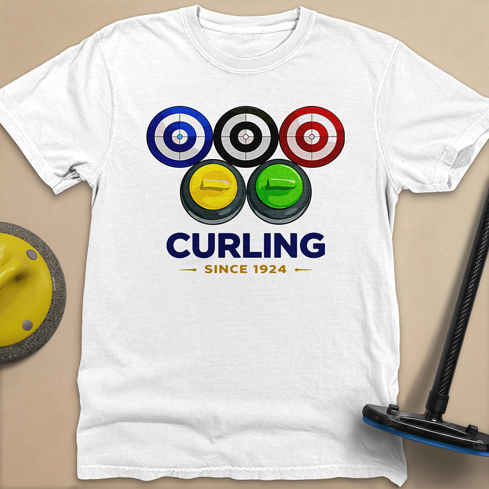 Olympic Rings Unisex Garment-Dyed Heavyweight T-Shirt