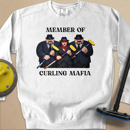 Curling Mafia Unisex Garment-Dyed Sweatshirt