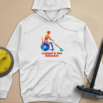 Wheelchair Curling Unisex Midweight Hoodie