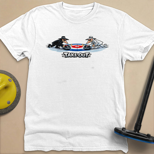 Take Out Toons Unisex Garment-Dyed Heavyweight T-Shirt