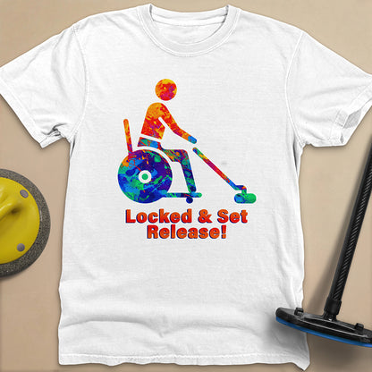 Wheelchair Curling Unisex Garment-Dyed Heavyweight T-Shirt