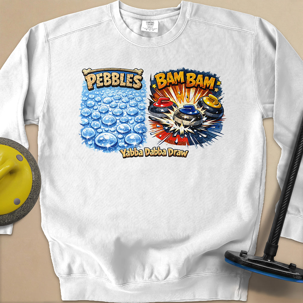Yabba Dabba Draw Unisex Garment-Dyed Sweatshirt