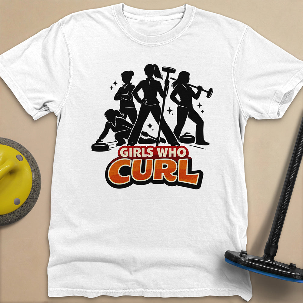Girls Who Curl Unisex Garment-Dyed Heavyweight T-Shirt