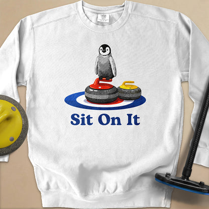 Sit On It Unisex Garment-Dyed Sweatshirt