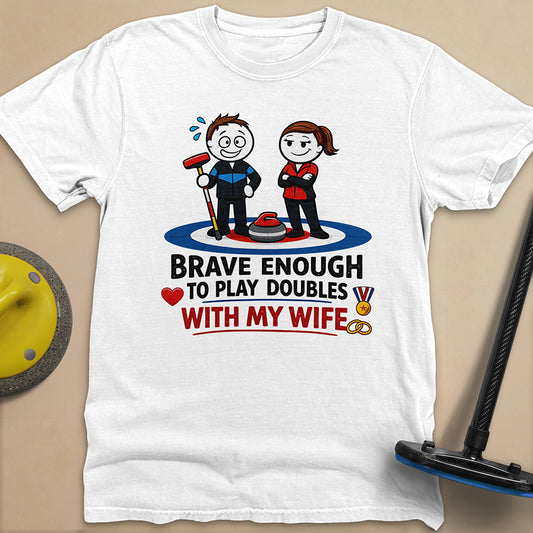 Brave Enough Unisex Garment-Dyed Heavyweight T-Shirt