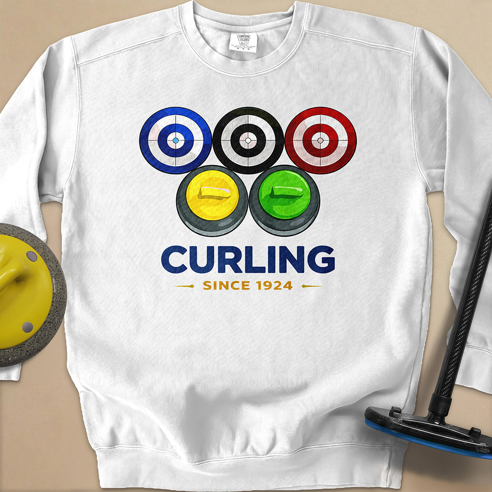 Olympic Rings Unisex Garment-Dyed Sweatshirt