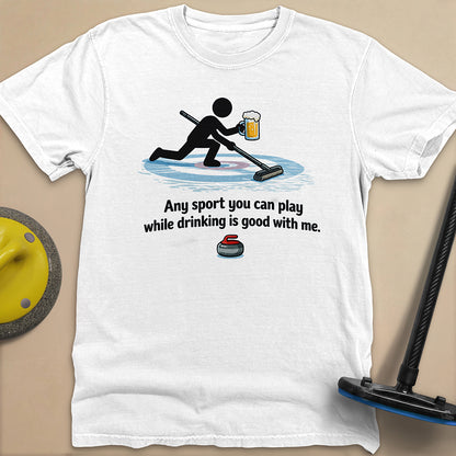 Drink and Play Unisex Garment-Dyed Heavyweight T-Shirt