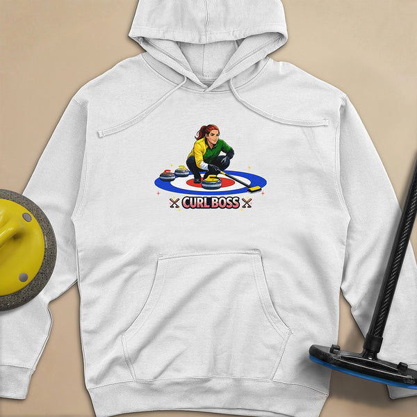 Curl Boss (C) Unisex Midweight Hoodie