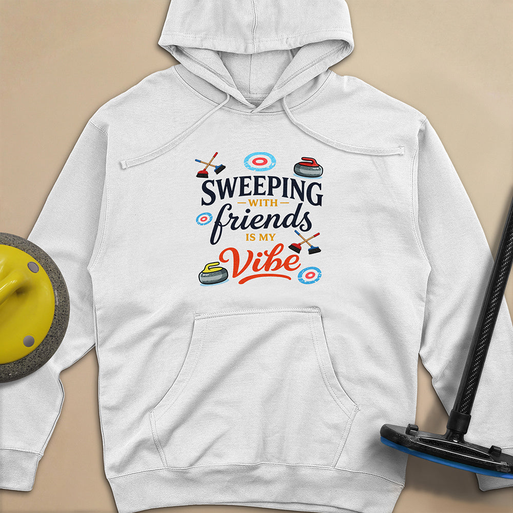 Sweeping With My Friends Unisex Midweight Hoodie