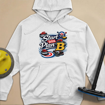 Start with Plan B Unisex Midweight Hoodie