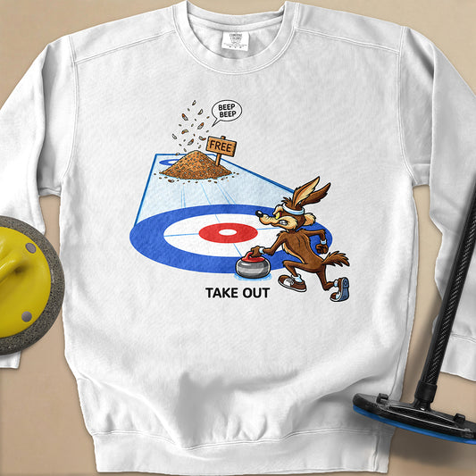 Take Out Unisex Garment-Dyed Sweatshirt