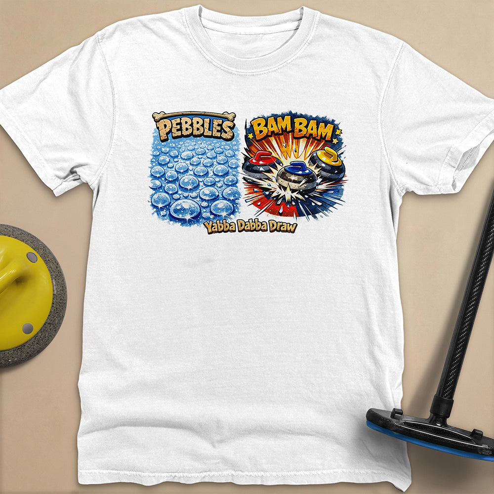 Yabba Dabba Draw Unisex Garment-Dyed Heavyweight T-Shirt