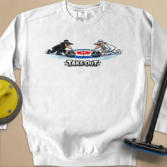 Take Out Toons Unisex Garment-Dyed Sweatshirt