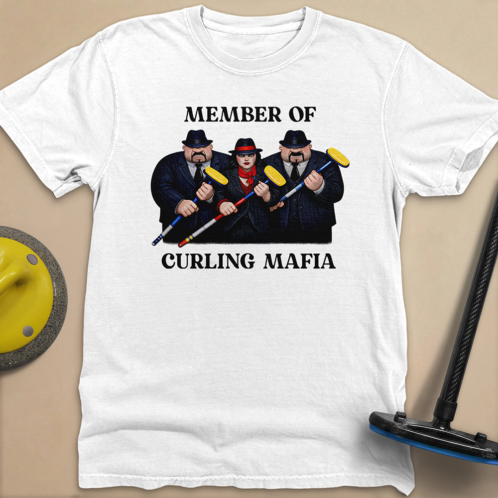 Curling Mafia Unisex Garment-Dyed Heavyweight T-Shirt