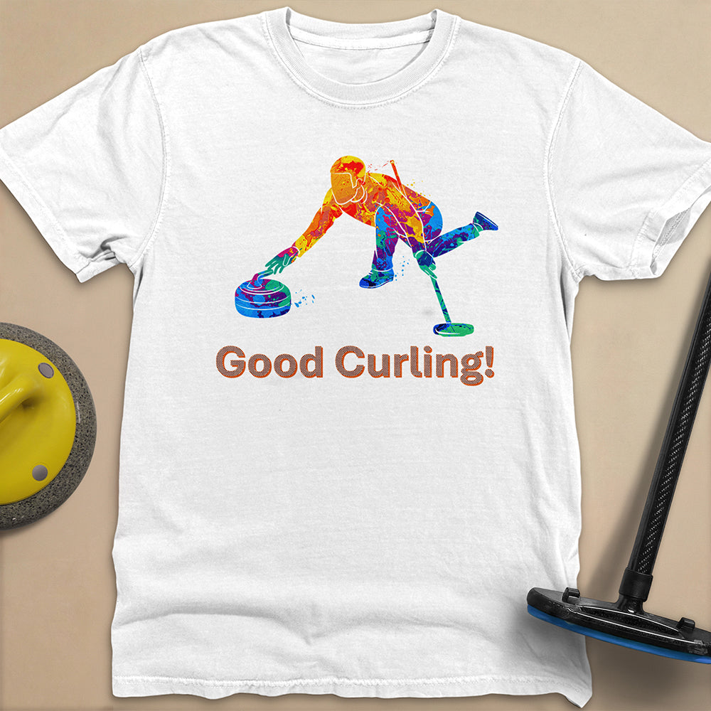 Good Curling Unisex Garment-Dyed Heavyweight T-Shirt