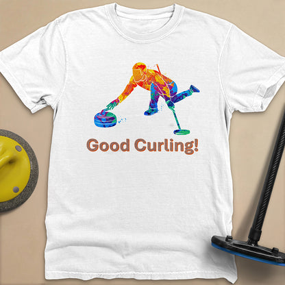Good Curling Unisex Garment-Dyed Heavyweight T-Shirt