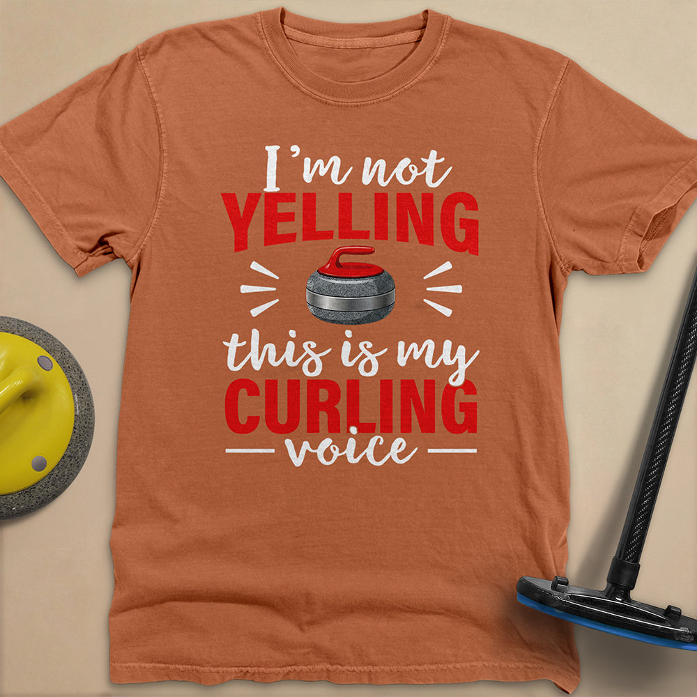 I'm Not Yelling Unisex Garment-Dyed Heavyweight T-Shirt